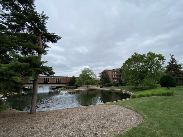 view of water feature