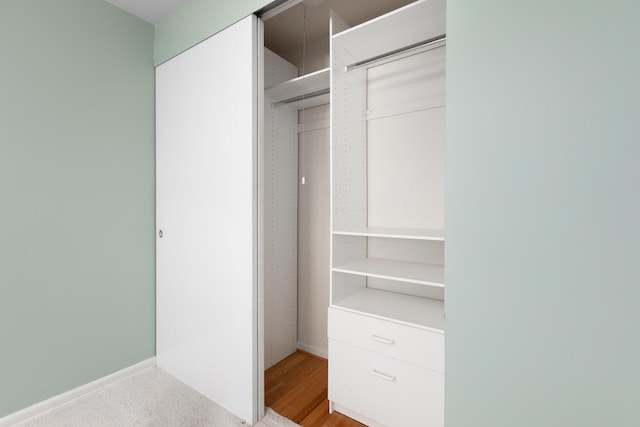 view of closet