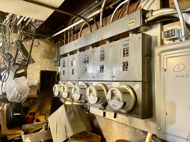 1514 W Fry St, Chicago, IL 60642 - basement view of electric meter and electric panel