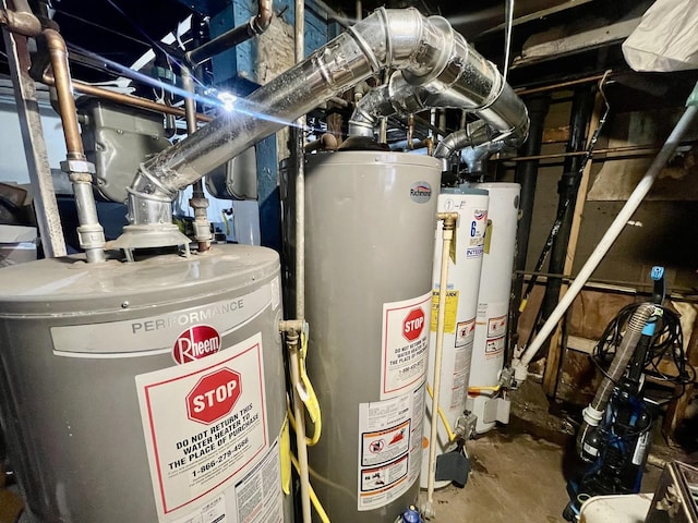 1514 W Fry St, Chicago, IL 60642 - utilities with water heater