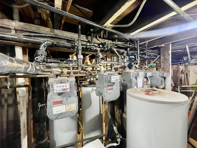 1514 W Fry St, Chicago, IL 60642 - utility room featuring gas meter