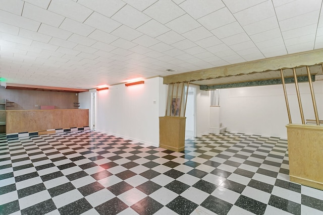 2547 2nd Ave, North Riverside, IL 60546 - finished below grade area featuring tile patterned floors