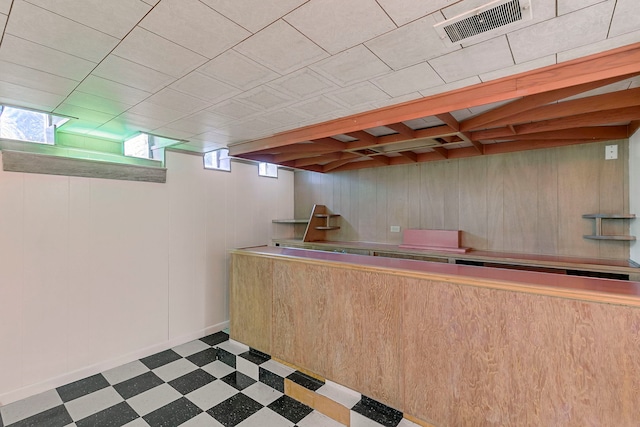 2547 2nd Ave, North Riverside, IL 60546 - bar featuring tile patterned floors and wood walls