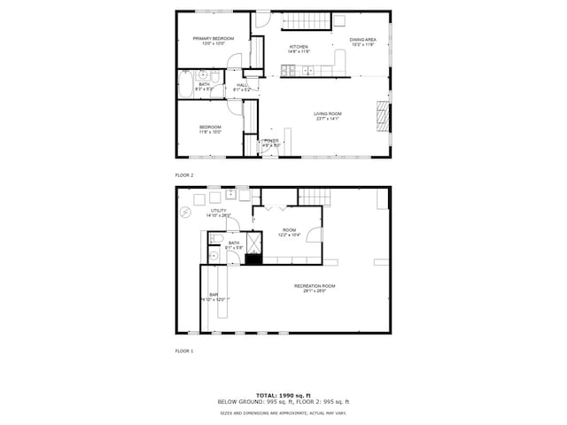 2547 2nd Ave, North Riverside, IL 60546 - room layout