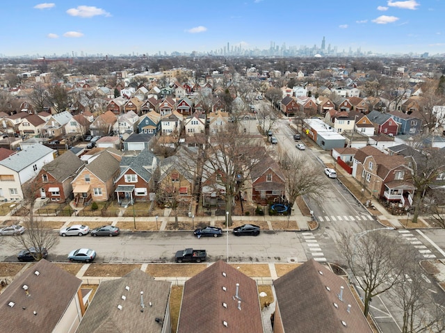 birds eye view of property featuring a residential view