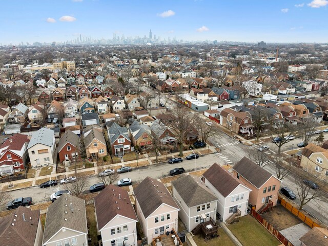 birds eye view of property featuring a residential view