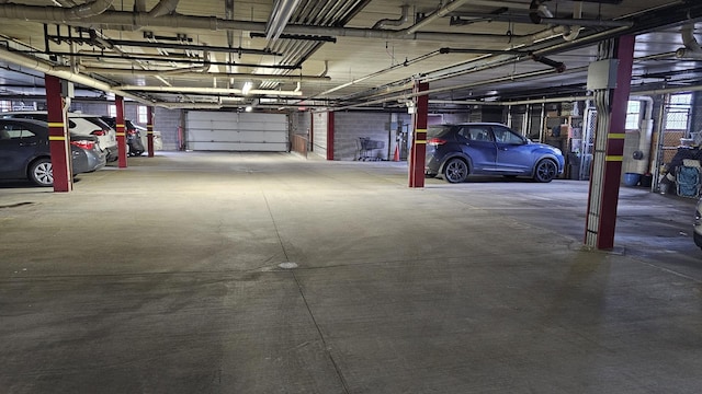 view of parking deck