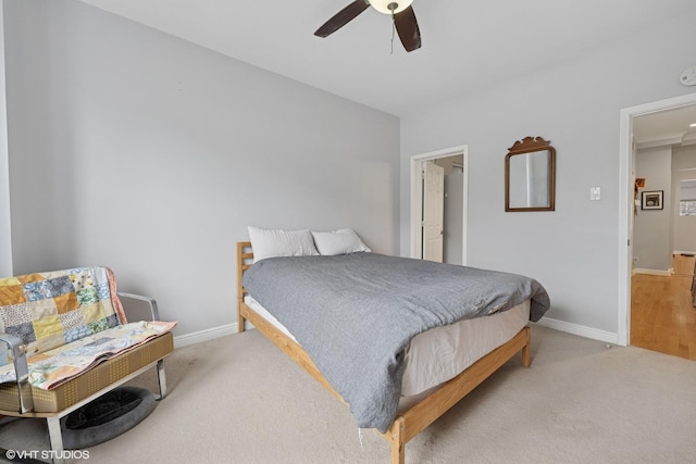 2531 W Lyndale St, Chicago, IL 60647 - bedroom featuring carpet and a ceiling fan