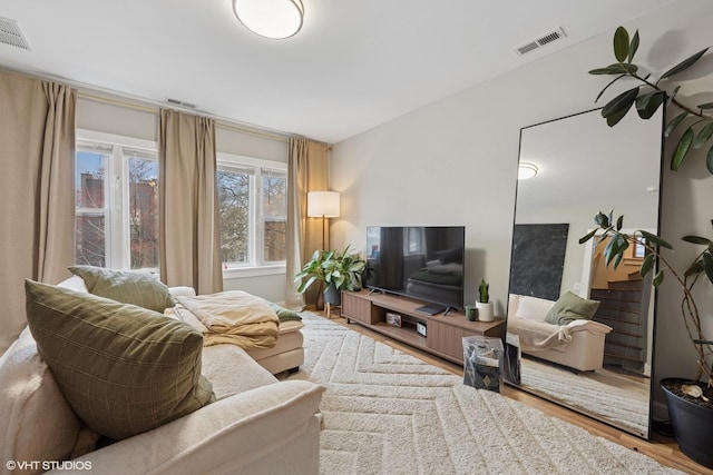 2531 W Lyndale St, Chicago, IL 60647 - living room featuring wood finished floors