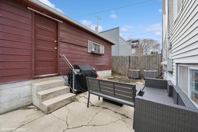 2531 W Lyndale St, Chicago, IL 60647 - view of patio / terrace with entry steps and area for grilling
