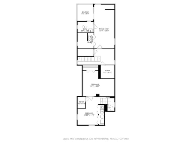 2531 W Lyndale St, Chicago, IL 60647 - view of floor plan / room layout