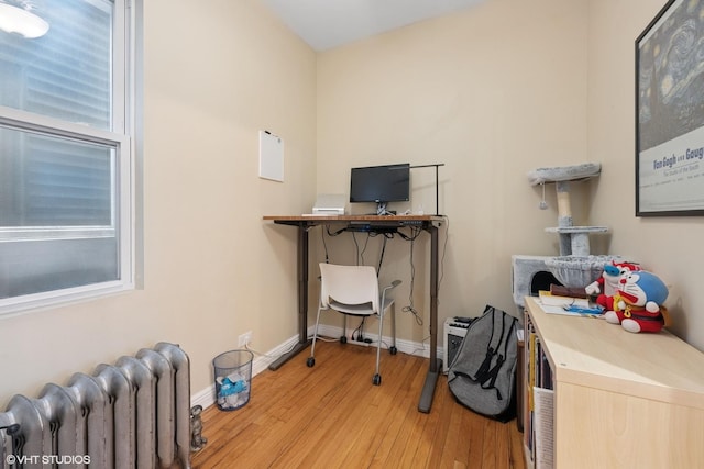 2531 W Lyndale St, Chicago, IL 60647 - office space with radiator and wood finished floors