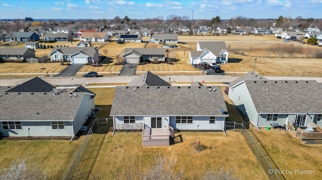 drone / aerial view featuring a residential view