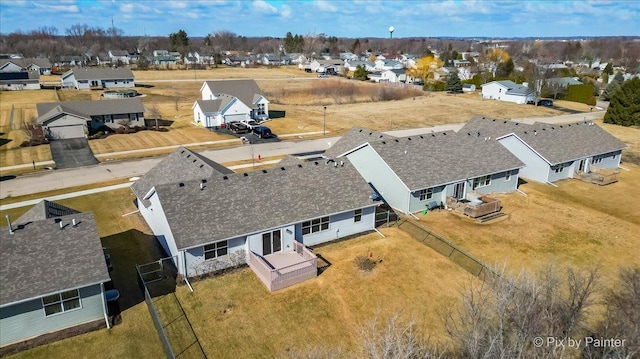 birds eye view of property featuring a residential view