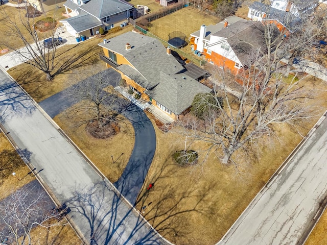 drone / aerial view featuring a residential view