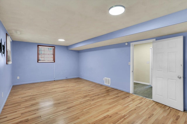 604 Park Lane Dr, Champaign, IL 61820 - basement featuring light wood-style floors and baseboards