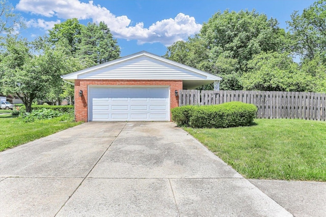 604 Park Lane Dr, Champaign, IL 61820 - garage featuring driveway