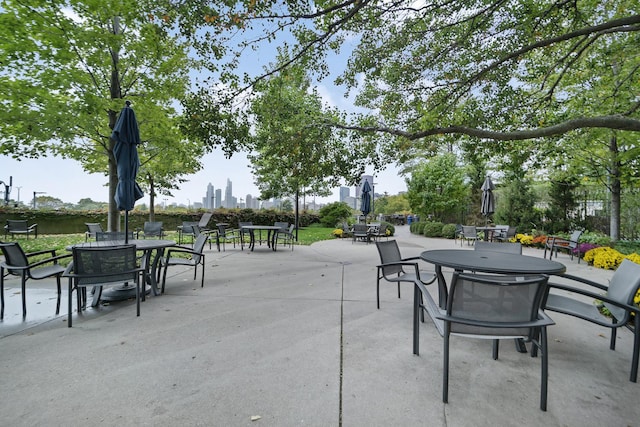 155 N Harbor Dr Unit 4505, Chicago, IL 60601 - surrounding community featuring outdoor dining area and a patio area