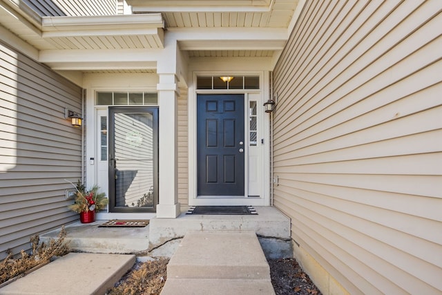 view of property entrance