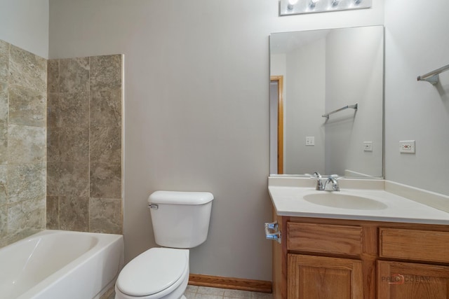 1061 Chadwick Dr, Grayslake, IL 60030 - full bath with toilet and vanity