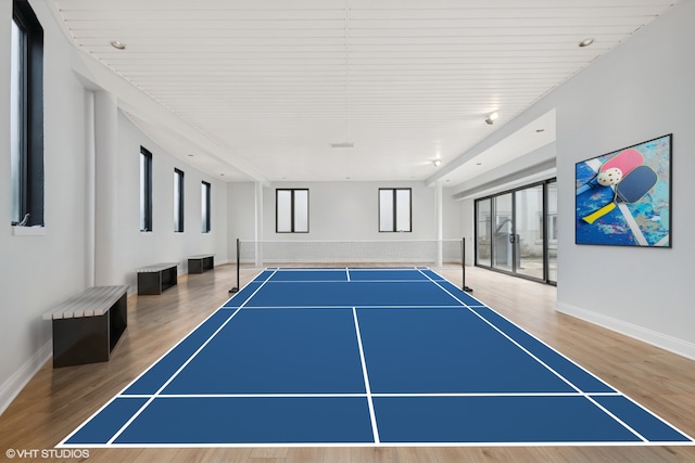 2000 Clendenin Ln, Riverwoods, IL 60015 - view of tennis court featuring basketball court