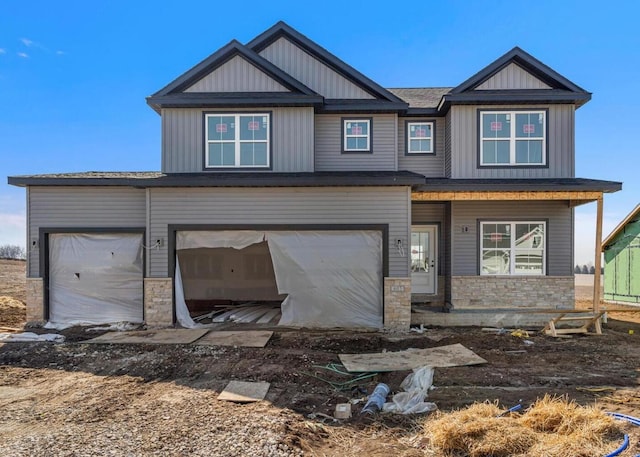 605 Wheatley Dr, Mahomet, IL 61853 - view of front of property featuring stone siding