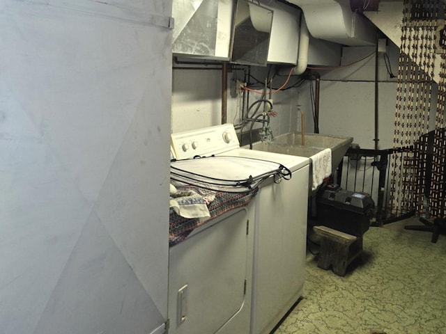 laundry room featuring laundry area and washer / clothes dryer