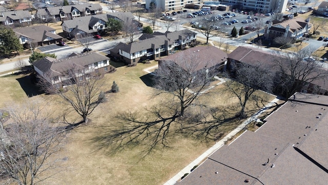 birds eye view of property featuring a residential view