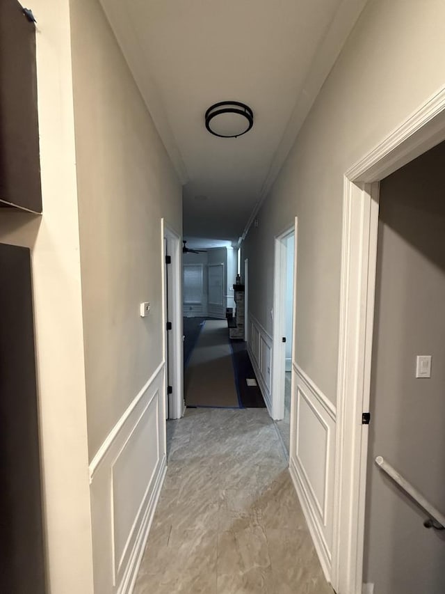 7929 S Manistee Ave, Chicago, IL 60617 - corridor featuring a decorative wall and wainscoting