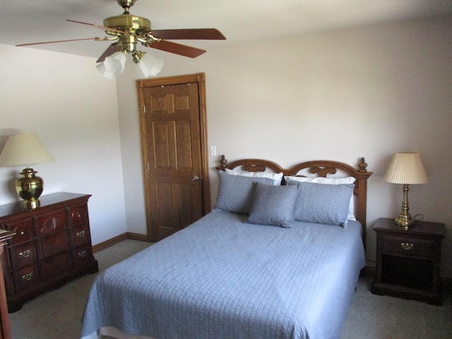 8032 Abbey Rd, Tinley Park, IL 60477 - carpeted bedroom featuring ceiling fan