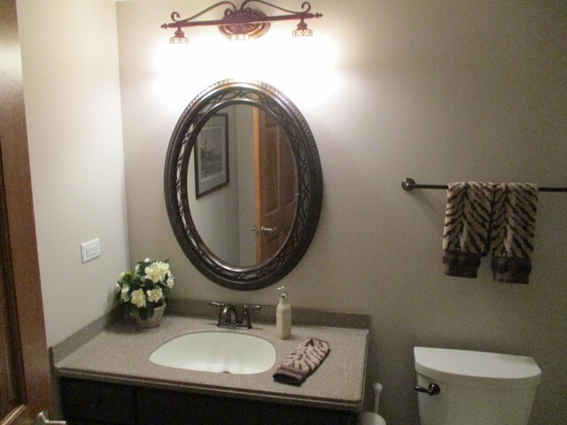 8032 Abbey Rd, Tinley Park, IL 60477 - half bath featuring toilet and vanity