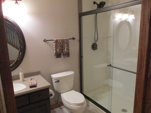 8032 Abbey Rd, Tinley Park, IL 60477 - full bath with a shower stall, vanity, and toilet