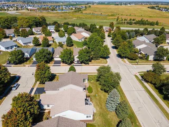 bird's eye view featuring a residential view