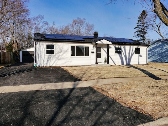 view of front of home with fence