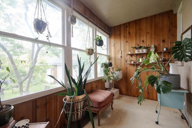 7940 S Oglesby Ave, Chicago, IL 60617 - sunroom / solarium featuring wood walls and plenty of natural light