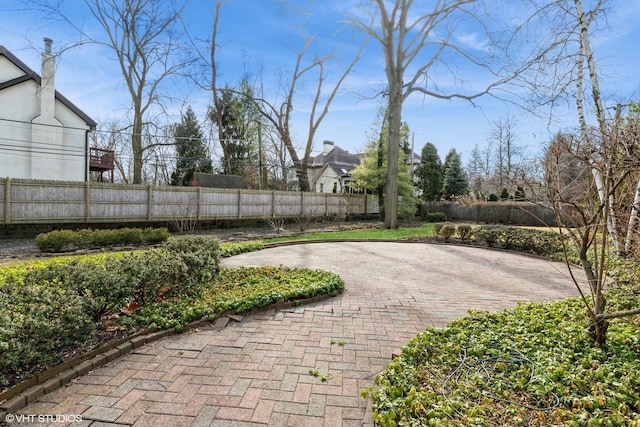 view of patio / terrace with fence