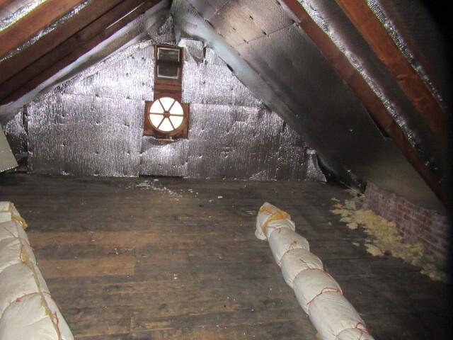 view of attic