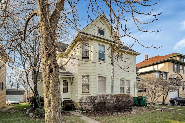 view of front of property