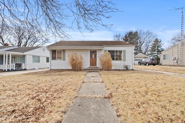 view of front of property