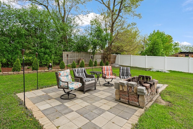view of patio
