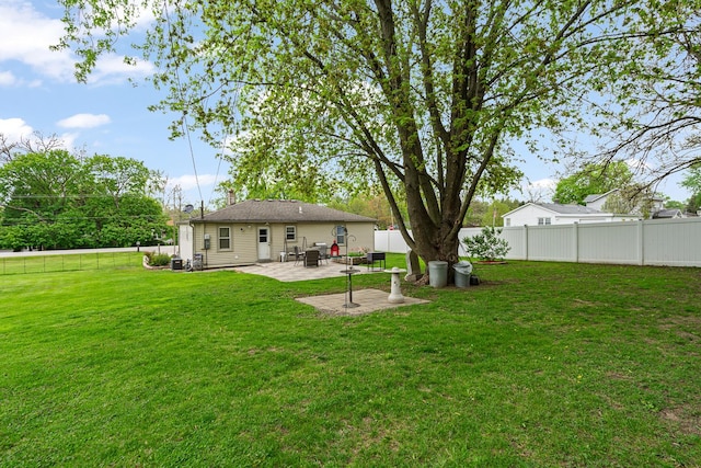 rear view of property with a patio