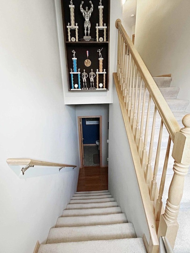 view of stairs