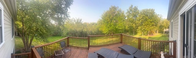 view of deck