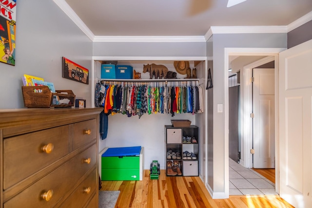 view of closet