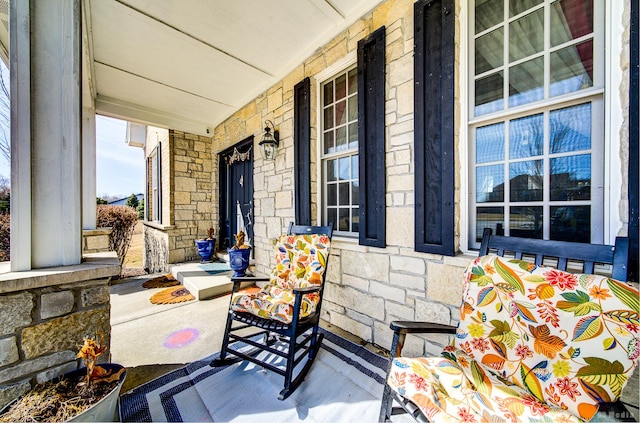 view of patio / terrace featuring a porch