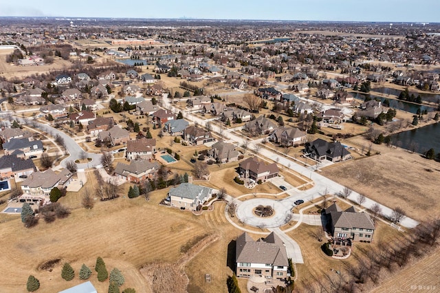 drone / aerial view featuring a residential view