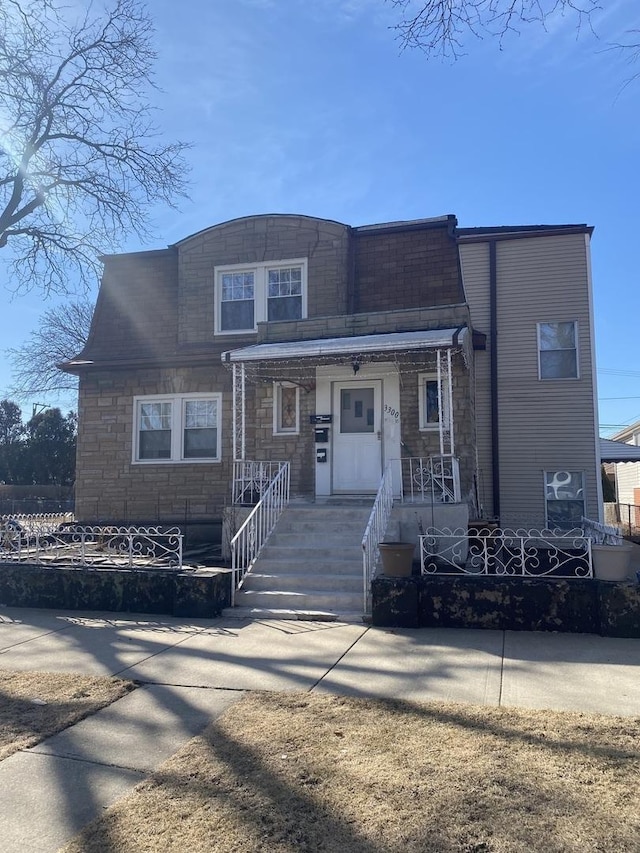 3300 N Osage Ave, Chicago, IL 60634 - view of front of home with stone siding