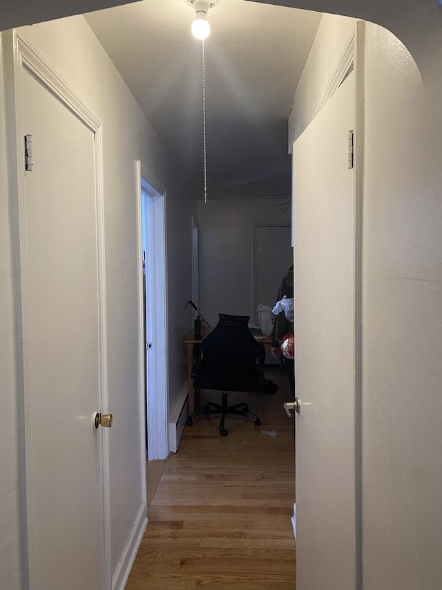 3300 N Osage Ave, Chicago, IL 60634 - corridor with light wood-type flooring