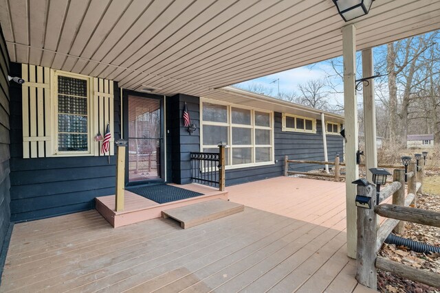 11040 W Cleveland Rd, Mokena, IL 60448 - view of wooden deck