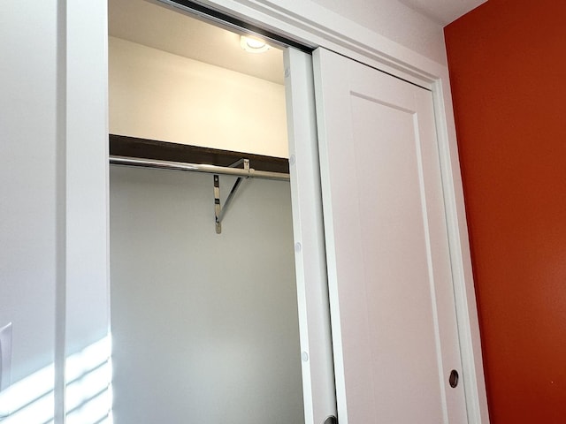 view of closet